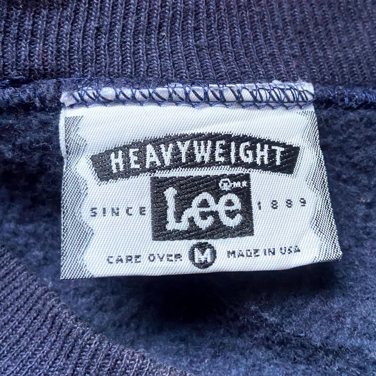 90年代 USA製 Lee リー GOLF ロゴ刺繍 エンボス加工 スウェット メンズ ...