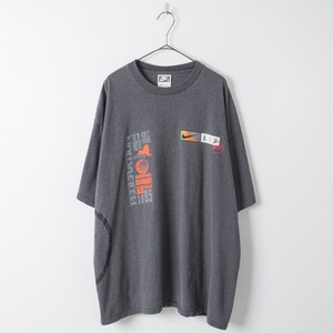 2000s "NIKE" print design fade T-shirt / Made In USA