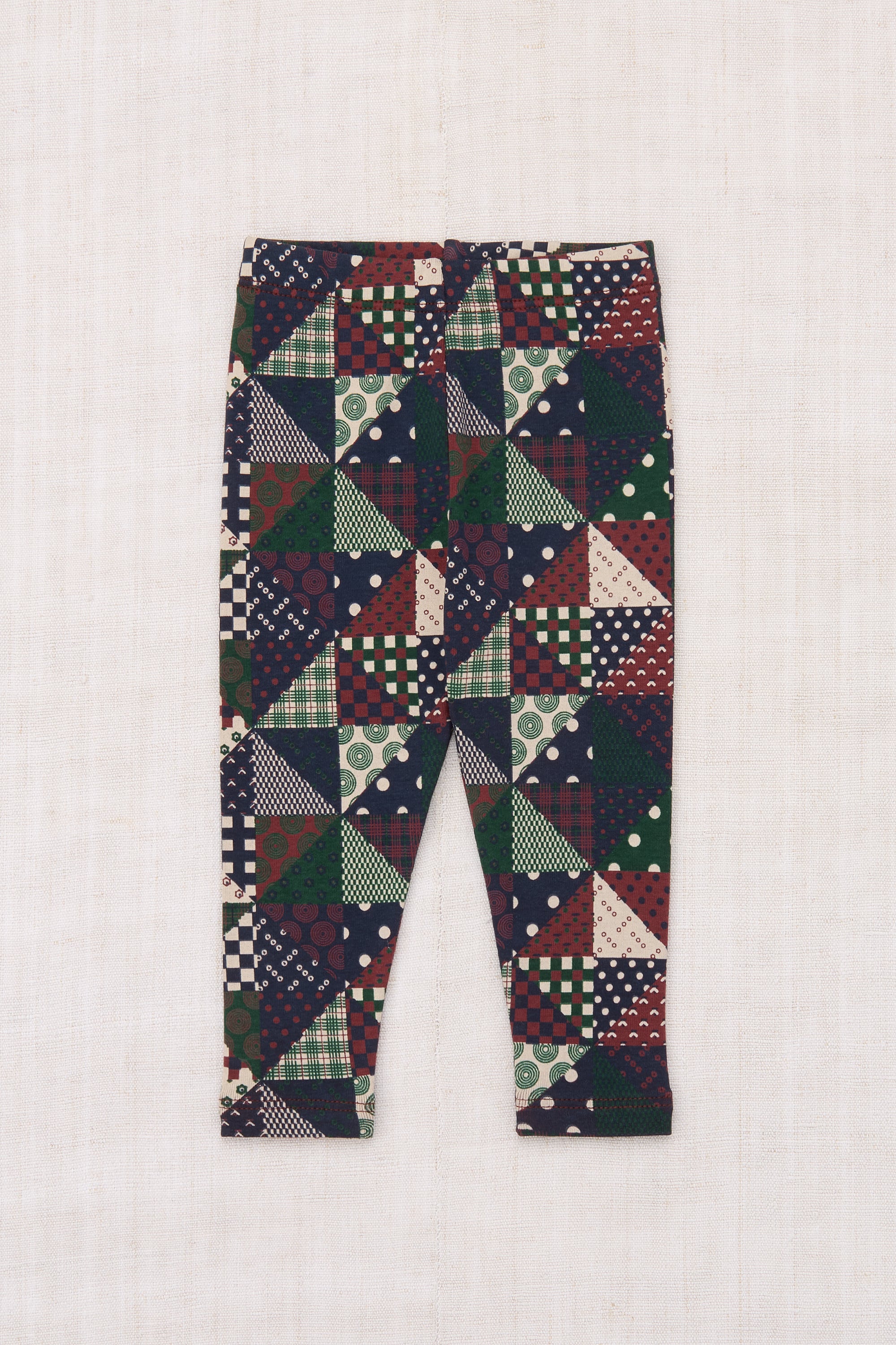 〈 Misha&Puff 25AW Winter 〉 Baby Legging / Madder Root Patchwork