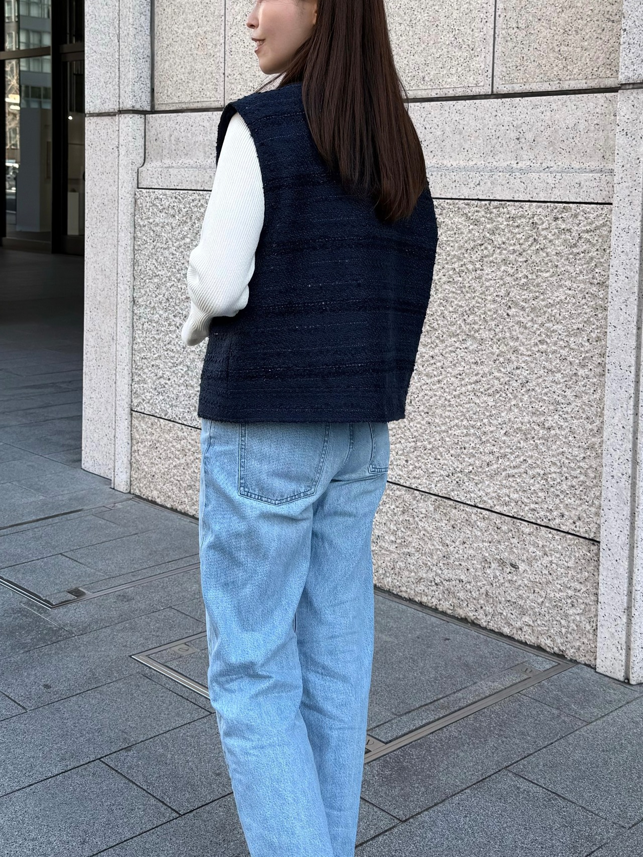 フロントボタンベスト［70001］