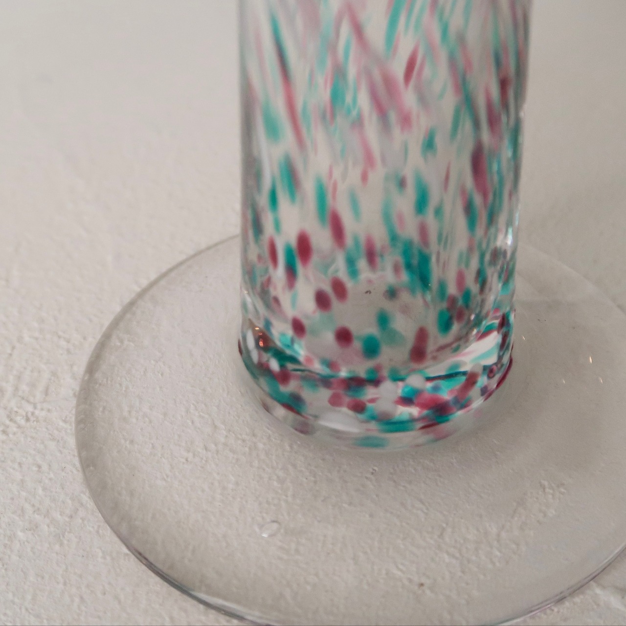 積み木のようなマーブル花瓶