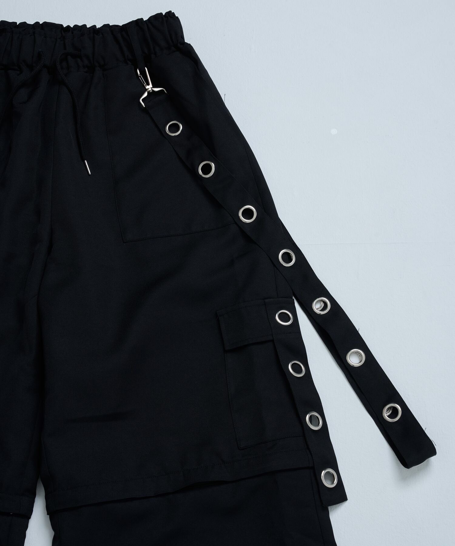CFIERCE ベルトダメージメッシュワイドパンツ はとめベルトワイドパンツ | Hauls