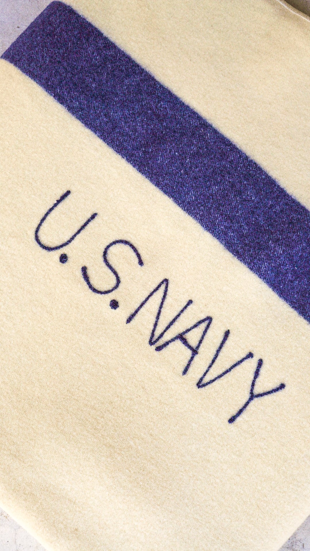 50s ビンテージ US NAVY USN ブランケット ミリタリー 米軍