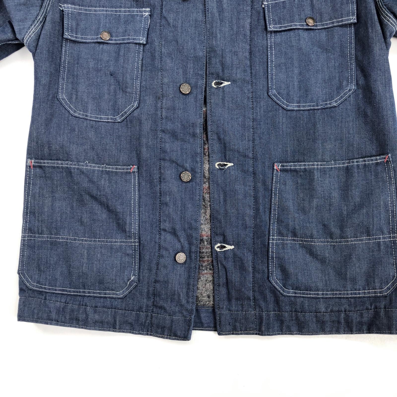 70年代 BLANKET COVERALL カバーオール ブランケット付き デニム