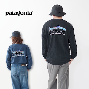 Patagonia [パタゴニア正規代理店] M's L/S Home Water Trout Responsibili-Tee [37574-24] メンズ・ロングスリーブ・ホーム・ウォーター・トラウト・レスポンシビリティー・半袖Tシャツ・キャンプ・アウトドア・アクティビティ・MEN'S [2024SS]
