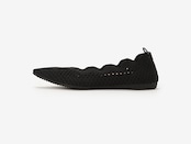 pointed-SCALLOP MESH / BLACK
