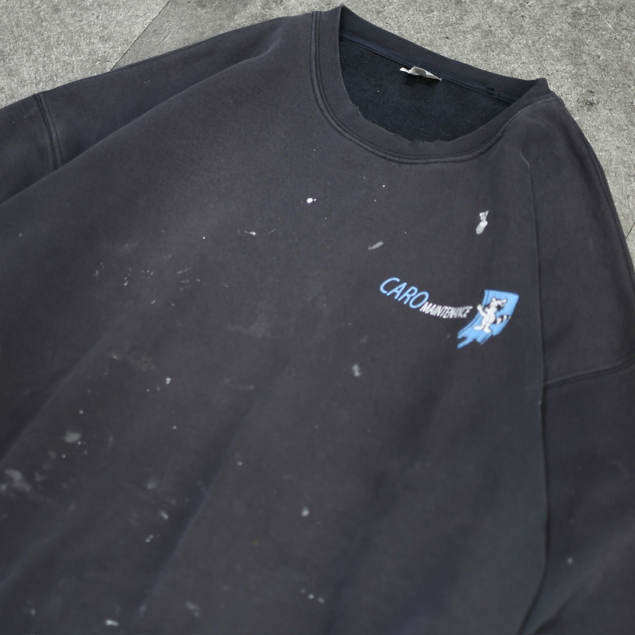 fox print fade peinted sweat