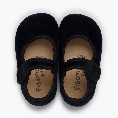 【Pisamonas】BAREFOOT VELOUR MARY JANE(Negro ブラック) 【Pisamonas】BAREFOOT VELOUR MARY JANE(Negro ブラック)