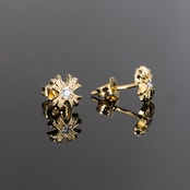 STUDS PIERCE GOLD