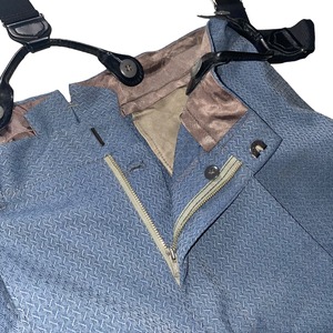 vintage 1960’s saks blue color woven slacks