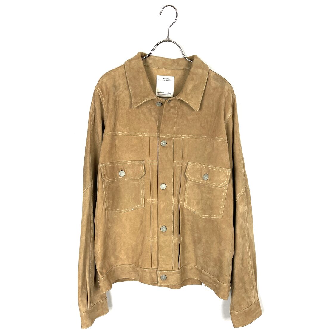 VISVIM(ビズビム) 101 JKT IT COW SUEDE 18AW (beige) | PAY ID