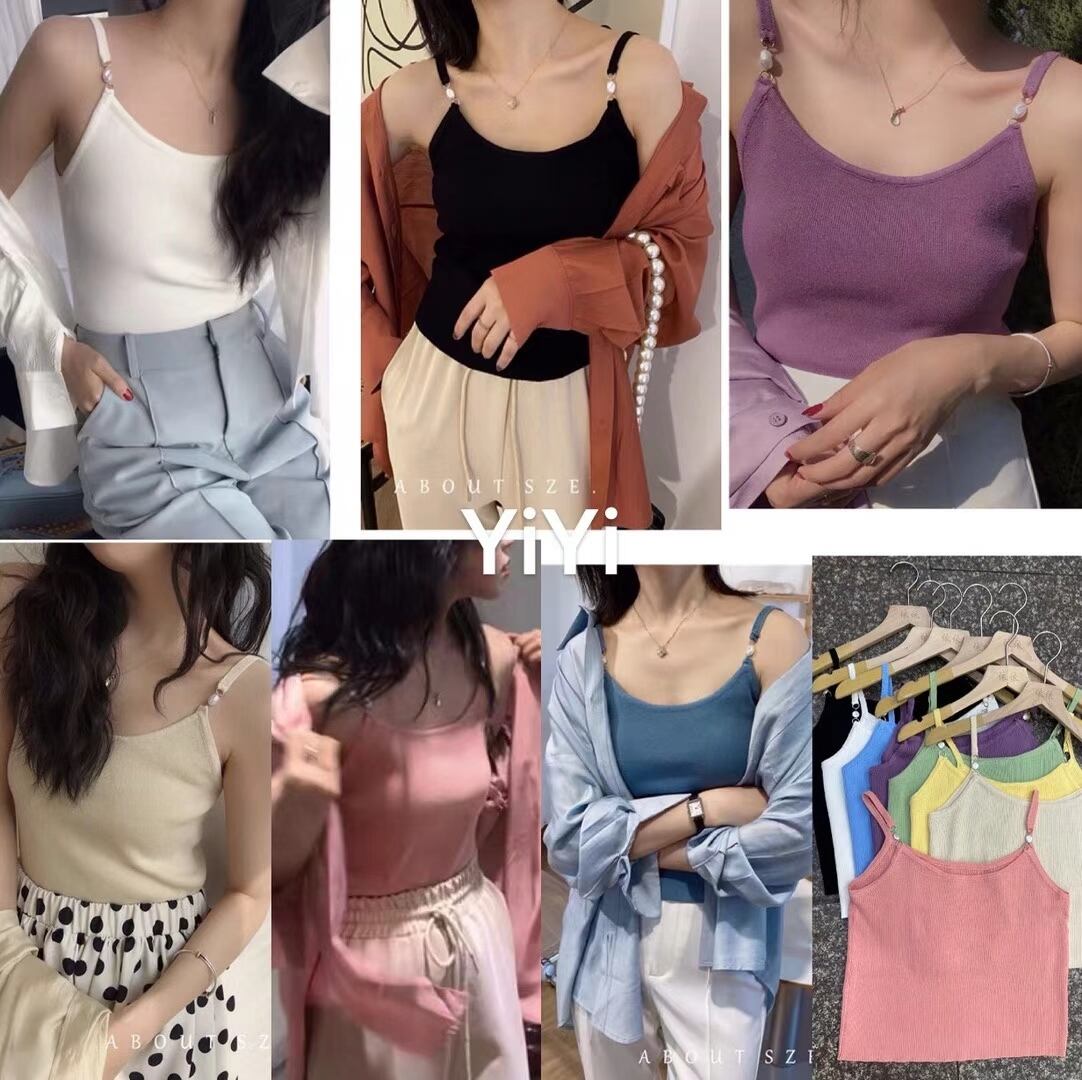 パールアクセントキャミソール　AJ111-5013