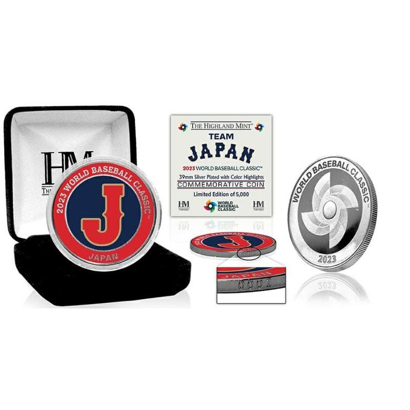 【公式サイト購入】#0604 2023年MLB公式 WBC 日本 シルバーコイン
