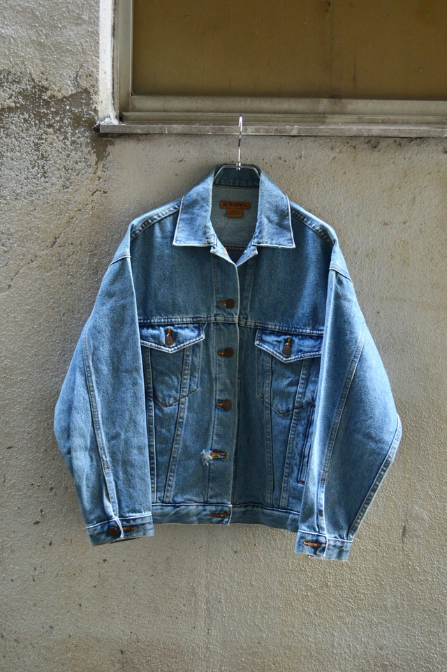 RUFF HEWN 1980's-90's Denim Trucker Jacket Made in USA ラフヒューン 80s デニムジャケット