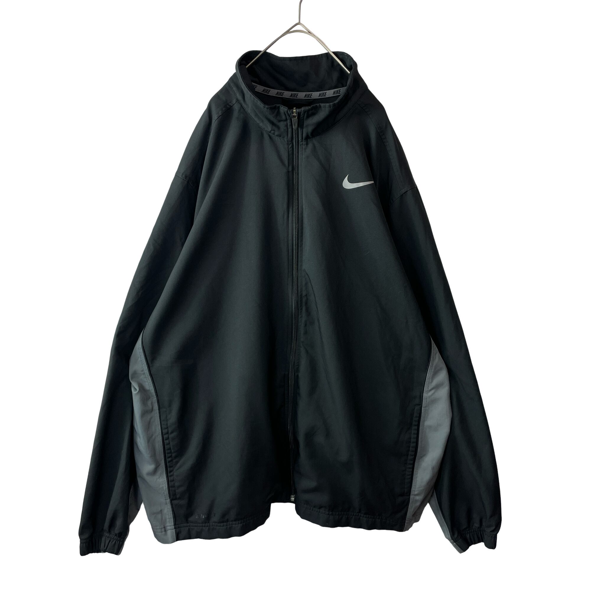 NIKE ナイキ フード付き ジップアップジャケット ブルゾン 薄手 黒 L