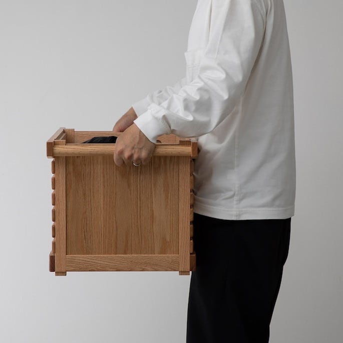コンテナ イキキ IKIKI シェルフコンテナMオーク shelf containerM ork