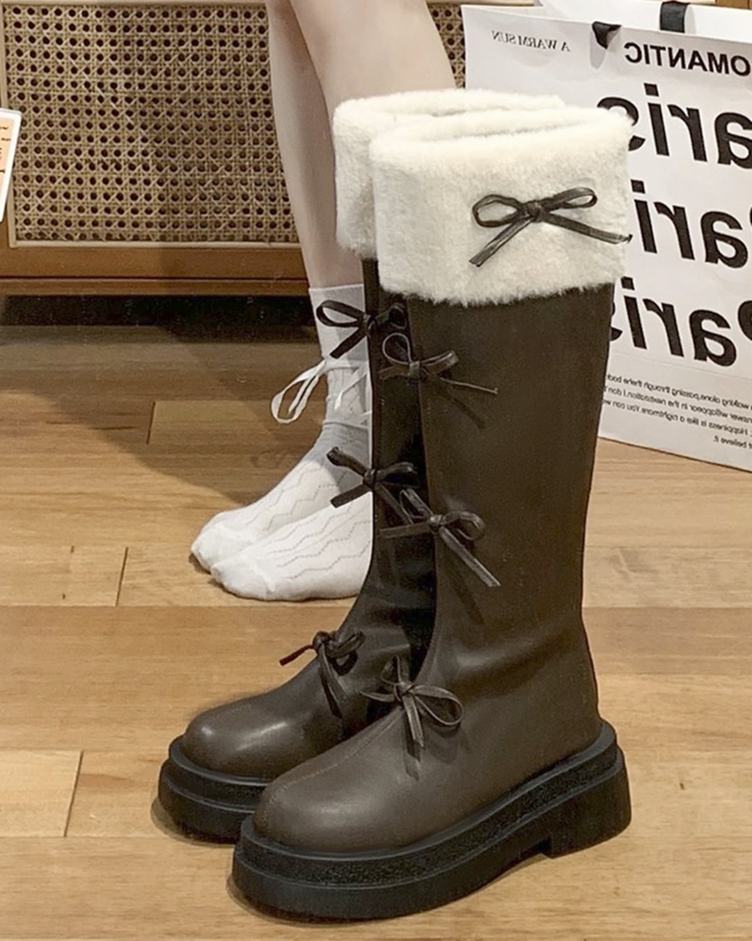 フロントリボンファーブーツ 24W09049