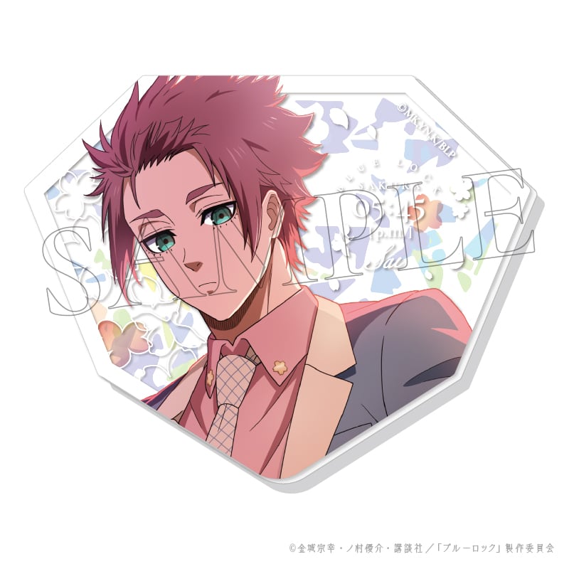 ブルーロック 桜】ブルーロック SAKURA 缶バッジ 潔世一 57個(バラ売り可)