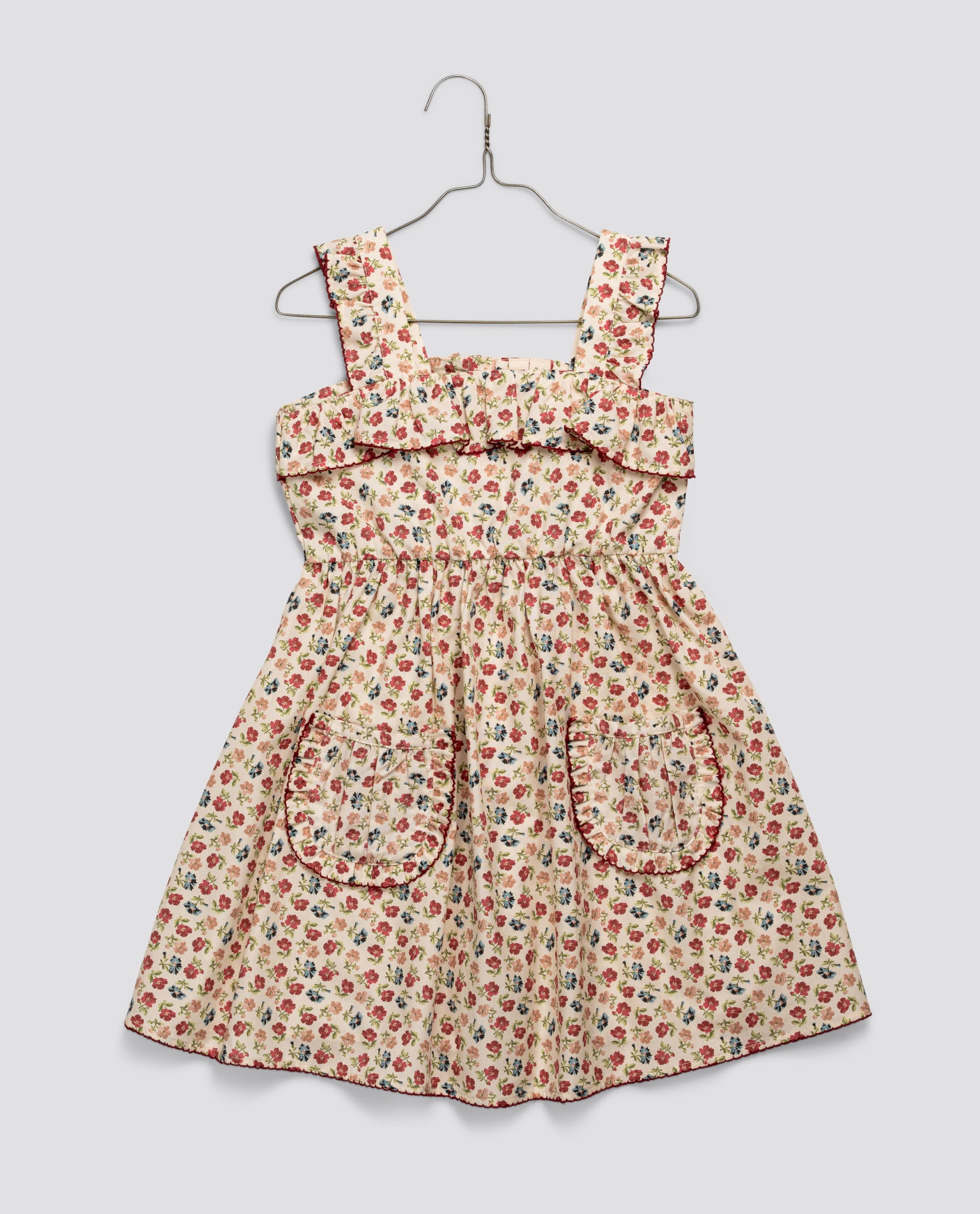 little cotton clothes/Sandy Dress - Sundae Floral | LITTLE LOULOU