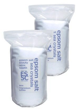 エプソムソルト 8ｋｇ(4kgｘ2) 国産 化粧品メーカーヒロセ製造 入浴剤 放射能検査 品質検査済 バスソルト