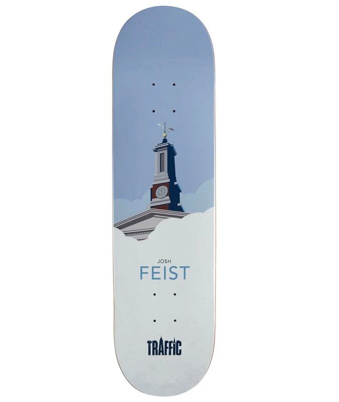 8.0inch Traffic Josh Feist Cloud City Skateboard Deck | morimoripark