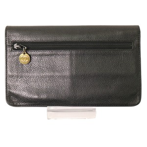 CHANEL シャネル ココマーク  キャビアスキン 財布 ブラック A-7492