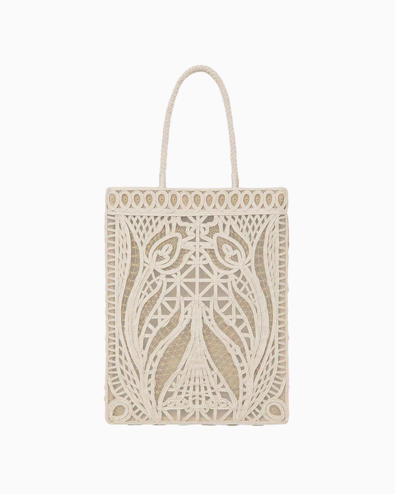 Mame Kurogouchi】Cording Embroidery Tote Bag MM-AC403