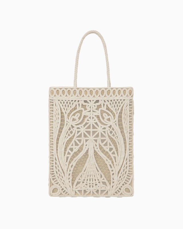 【Mame Kurogouchi】Cording Embroidery Tote Bag  　MM-AC403