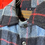 80s George Richards ウールジャケット 青チェック ヴィンテージ アメカジ
