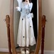【2点セット】オフショル風トップス+リボンデコティアードマキシスカート ・78395