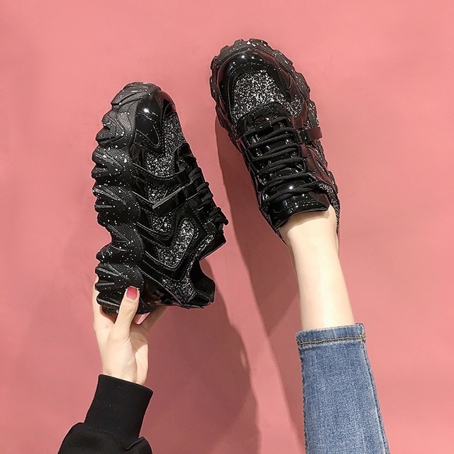 スプリングオータムハイヒールカジュアル 靴 シューズ 春物 秋物 フェイクシューズ84321585733