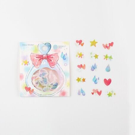 【廃番】BGM 箔押し ラッキー・スター フレークシール BG20