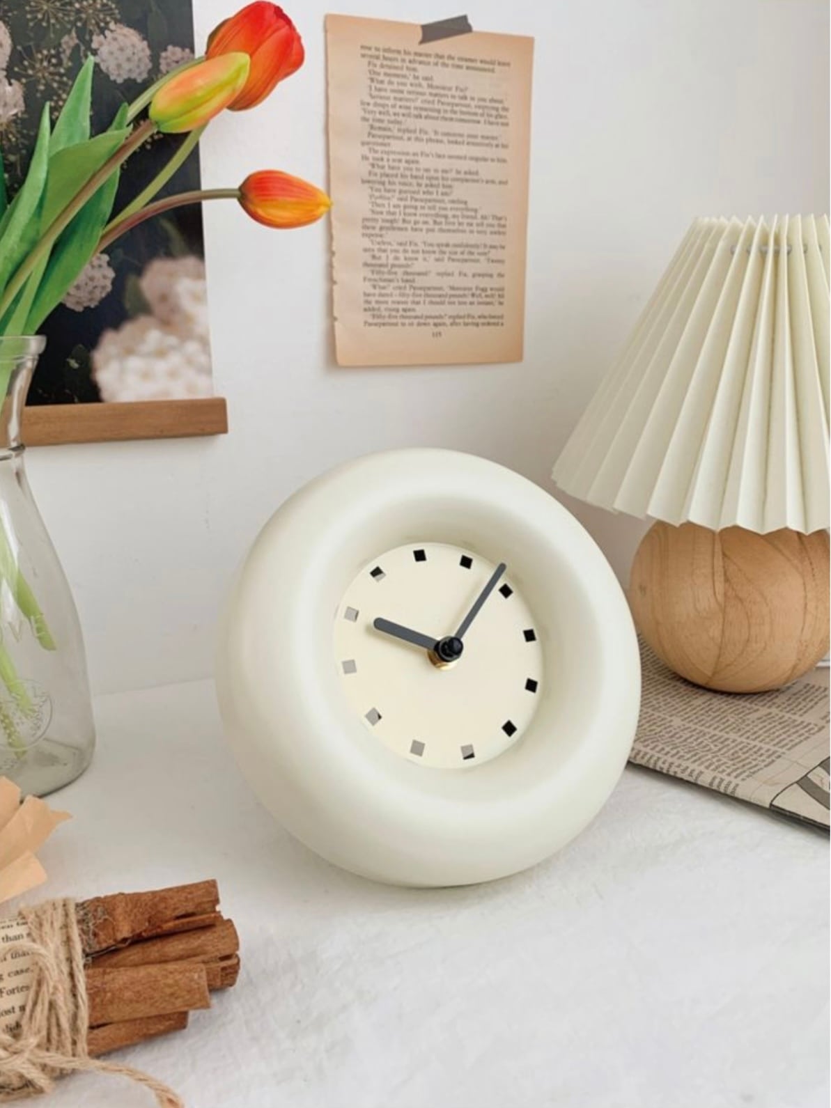 doughnut 2way clock / ドーナツ 2way クロック ウォール スタンド