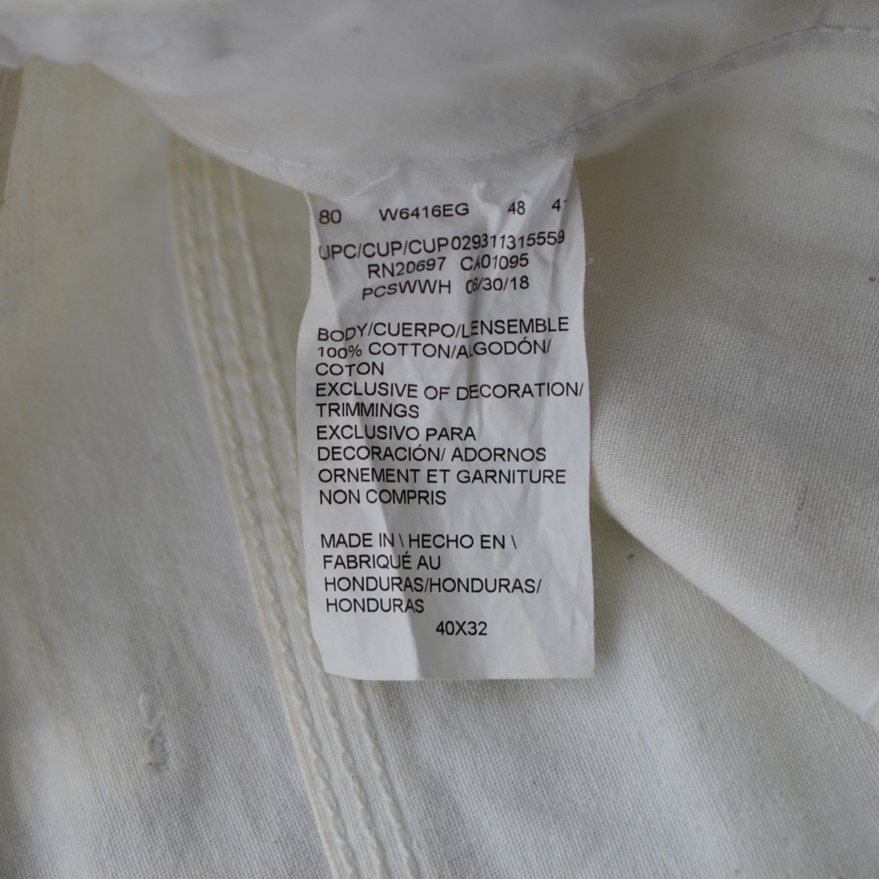Dickies Sherwin-Williams white painter pants [W40L32相当] 古着 - 12
