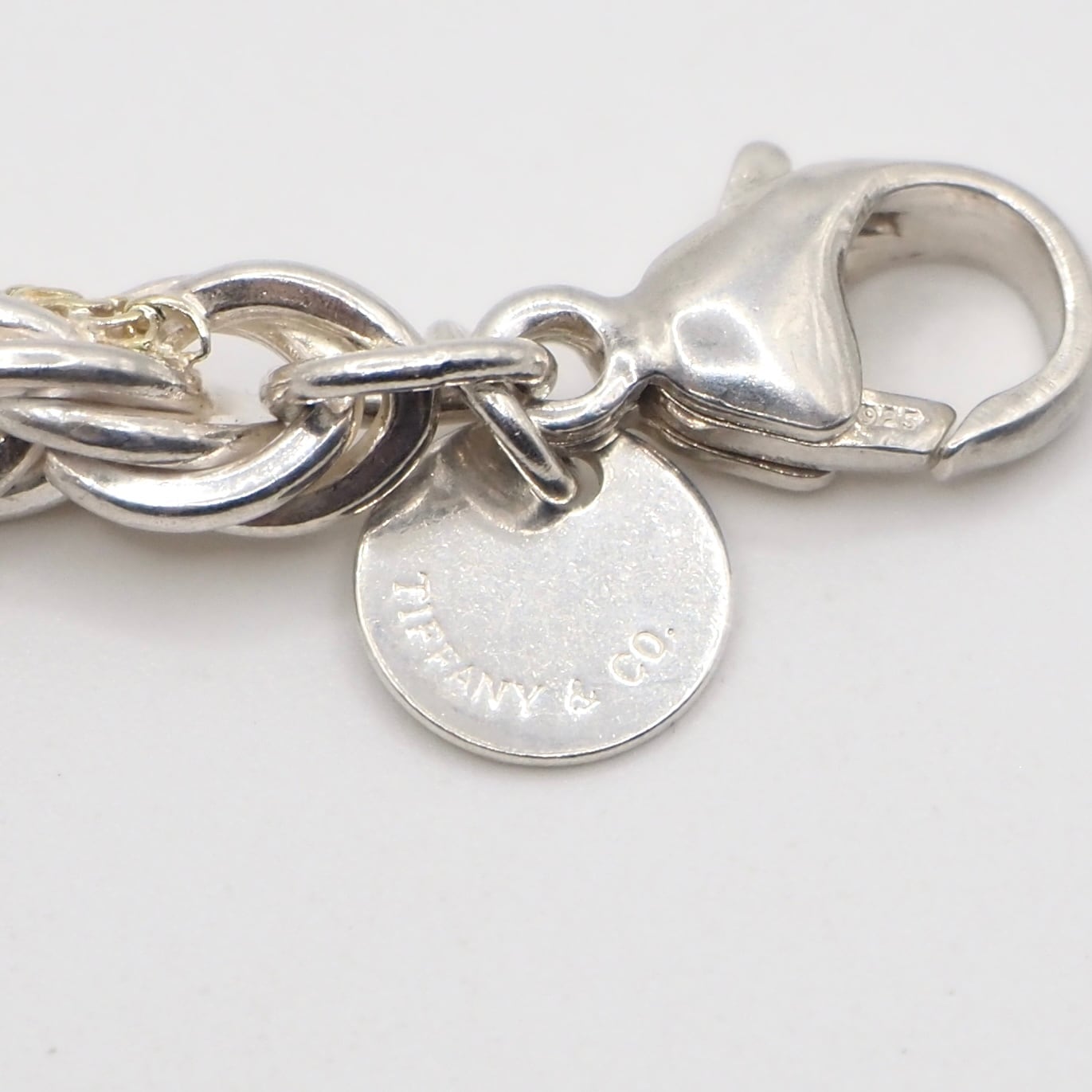 Tiffany&Co. ツイストチェーン コンビ ブレスレット シルバー925 K18