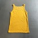【USED】70s vintage ジャガード タンクトップ 柄 イエロー