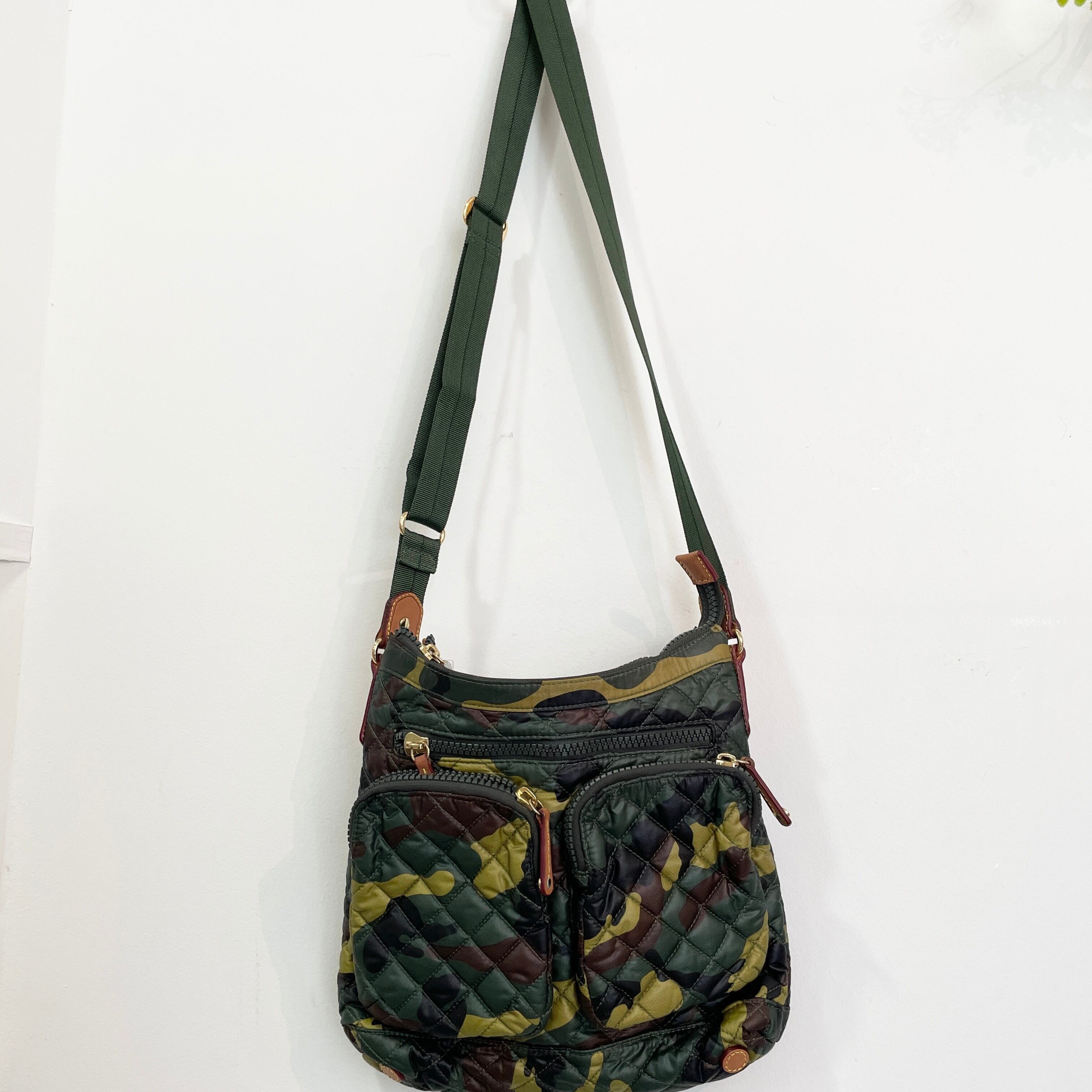 MZ WALLACE/shoulder bag/camouflage/green/エムジーウォレス