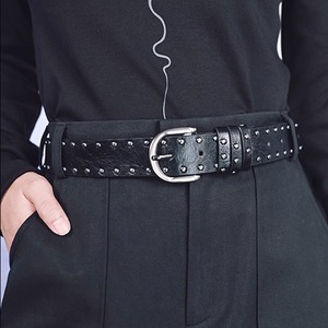 スタッズバックルPUベルト(ruf_02452)