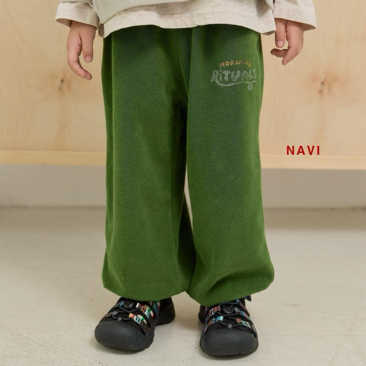 【2点送料無料】«予約»«ジュニアサイズあり»«navi» モーニングパンツ 2colors