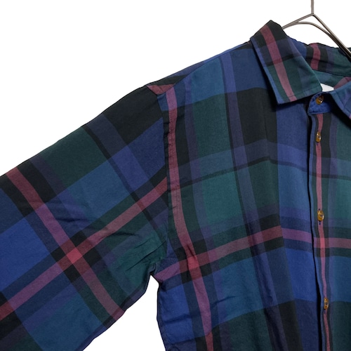 美品 Vivienne Westwood MAN Orb embroidery checked shirt 美品 Vivienne Westwood MAN Orb embroidery checked shirt