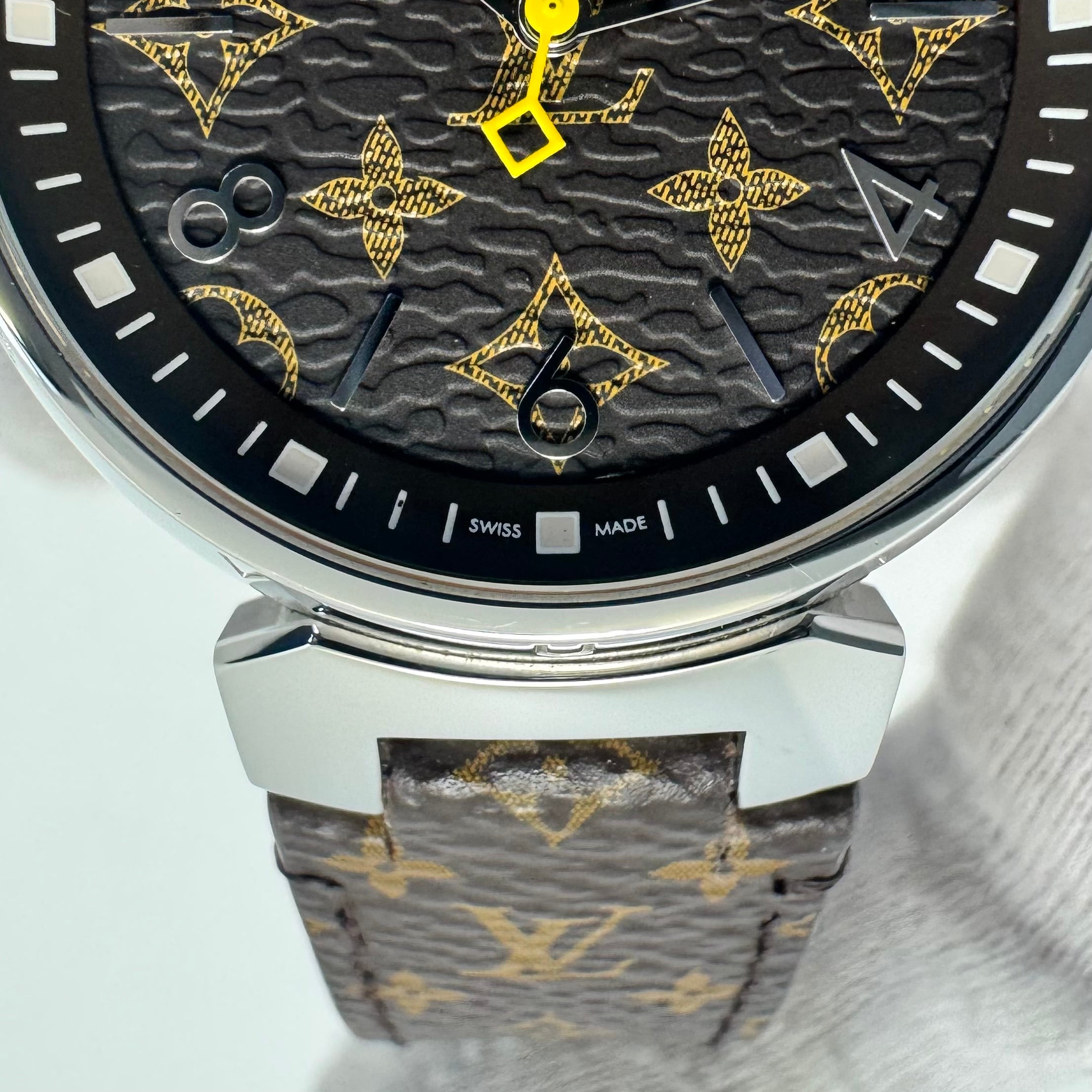 美品】腕時計 レディース ルイヴィトン LOUIS VUITTON タンブール