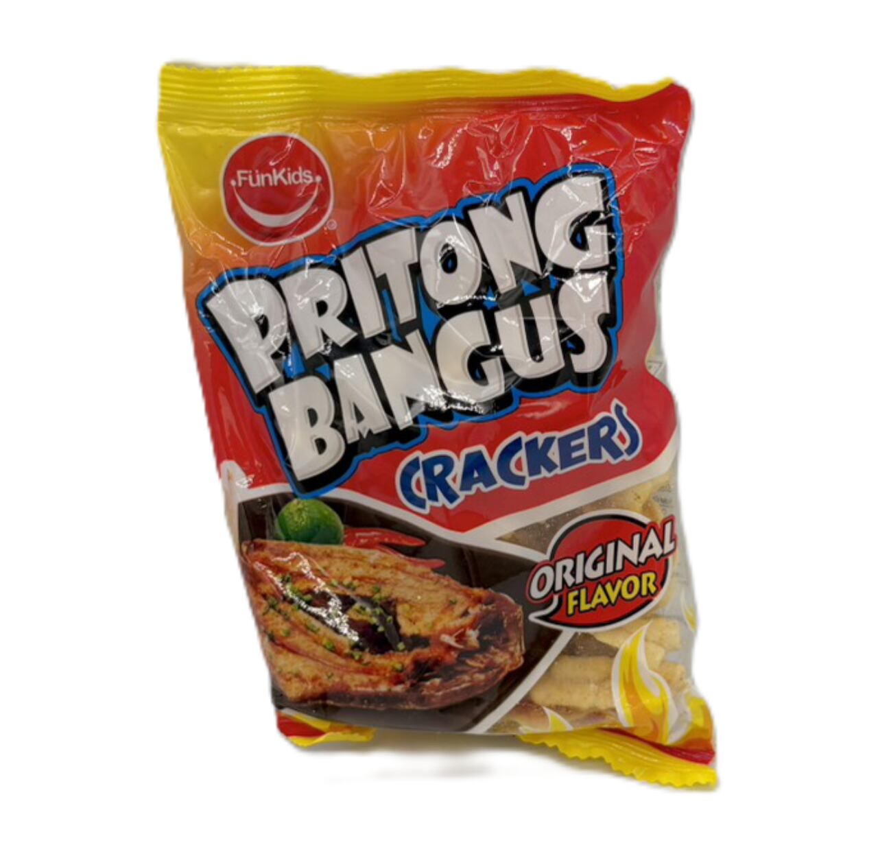 FunKids PRITONG BANGUS CRACKERS ORIGINAL FLAVOR 25g 【バンガスクラッカー】