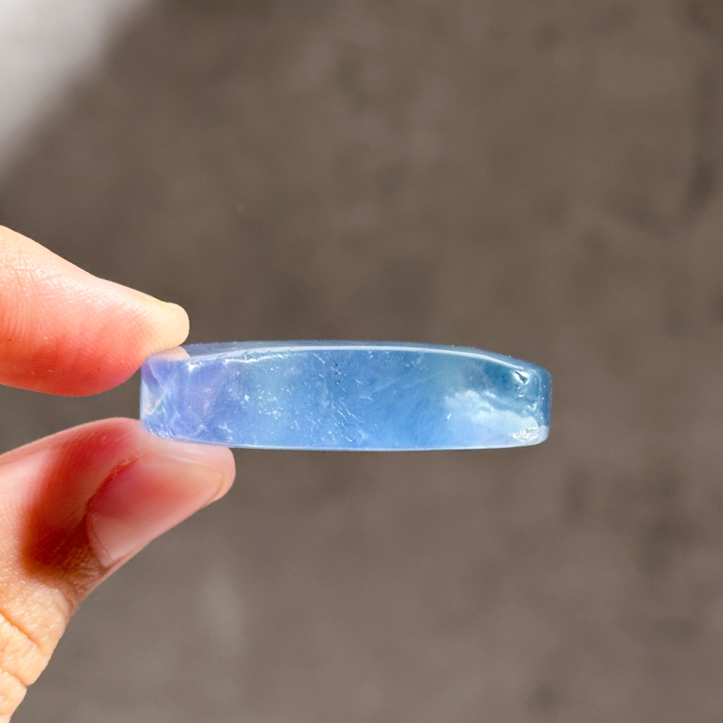 ブルーフローライト 三日月11◇ Fluorite ◇天然石・鉱物