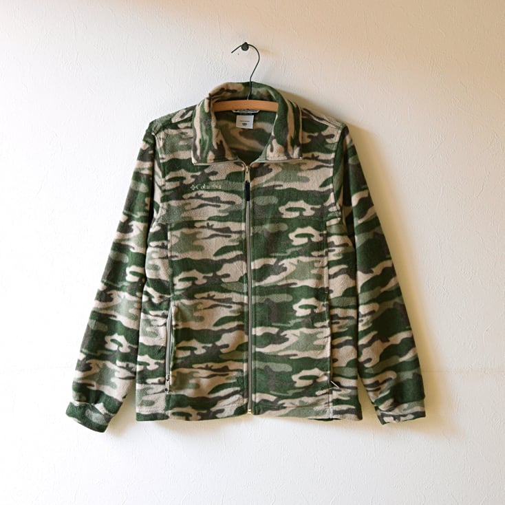 Columbia カモフラージュ ジャケット S 90's Columbia OMNI TECH