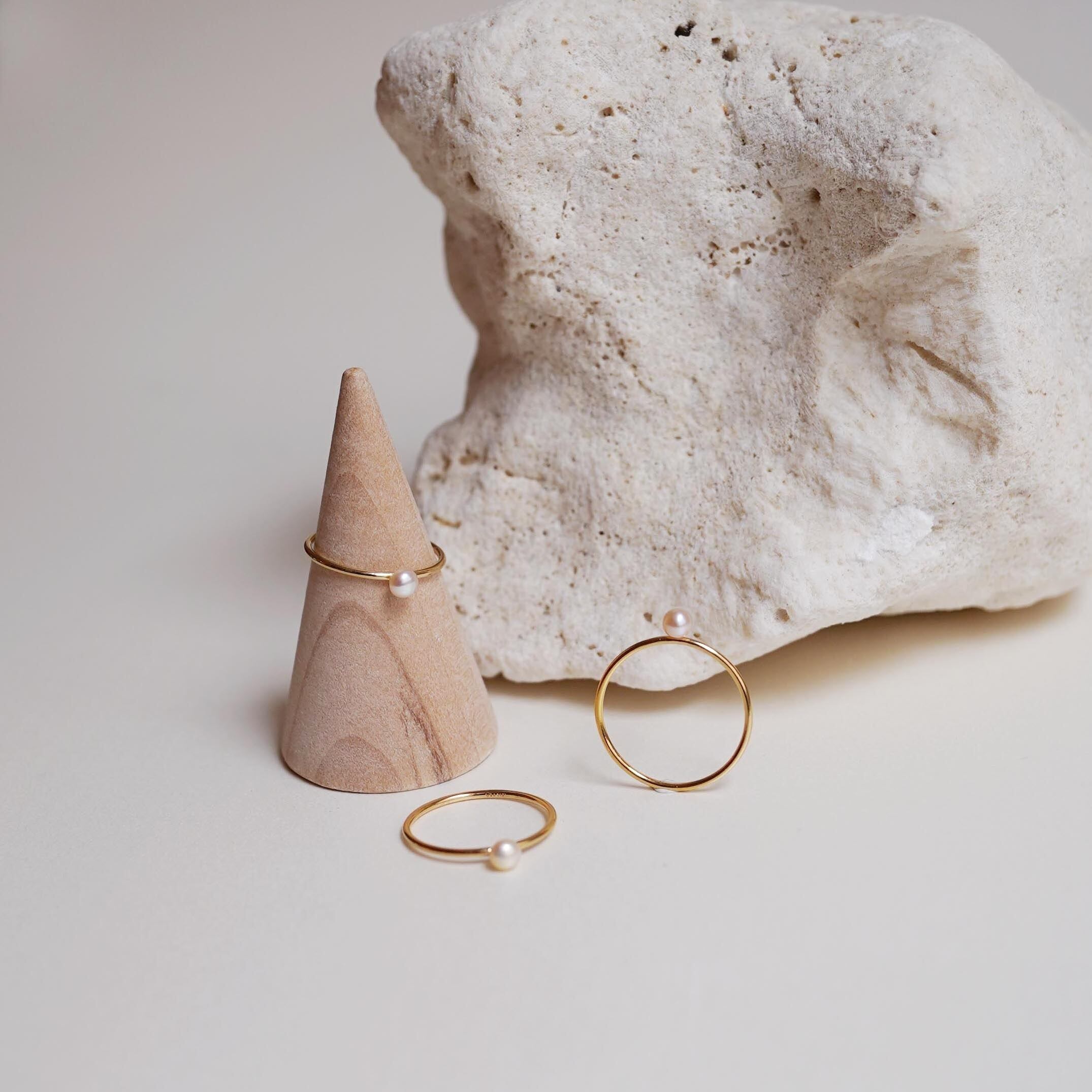 数量限定 14kgf 淡水パール一粒リングPK | temtem