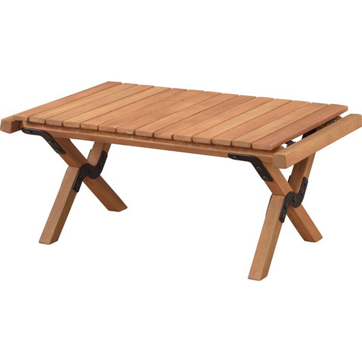 ロールトップテーブル RP-612 アウトドアテーブル 折りたたみ テーブル 木製 アウトドア 簡単設置 コンパクト 収納 収納袋付き 持ち運び リビングテーブル キャンプ 屋外 テラス