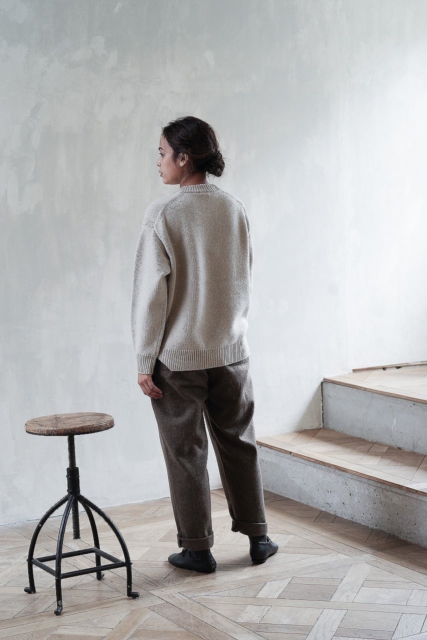 Felted Melton Easy Trousers
