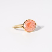 【14号】サンストーン リング