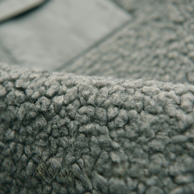 【ジップアップポケットボア切替ベスト 】P02134