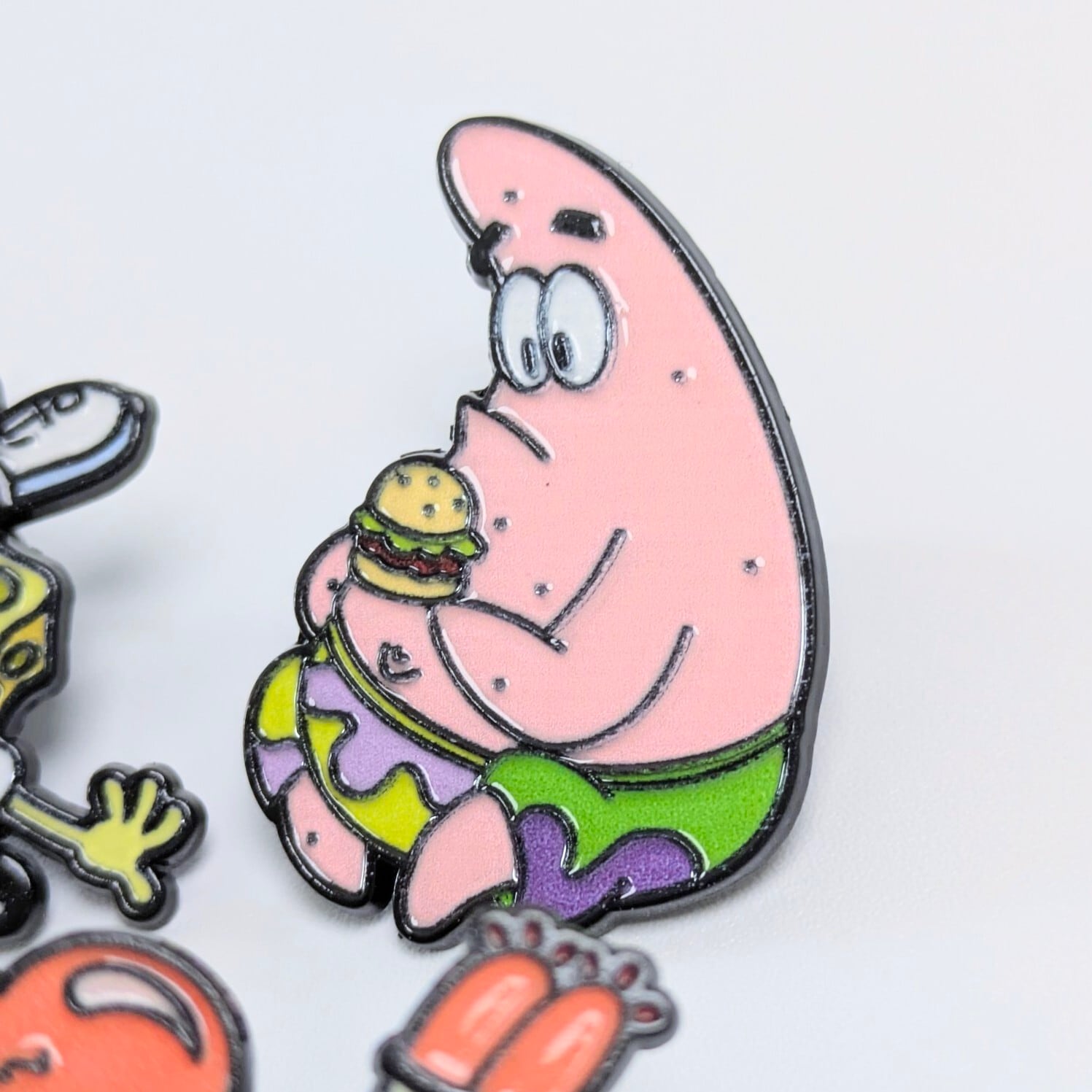 送料無料！ ★ピンズ PINS★ピンバッジ 【 SpongeBob SquarePants（スポンジボブ）】ピンズ 5Pセット / ピンバッジ / PINS〚アメリカン雑貨 アメトイ〛
